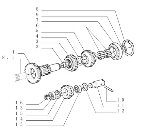 5176776 - вал-шестерня
