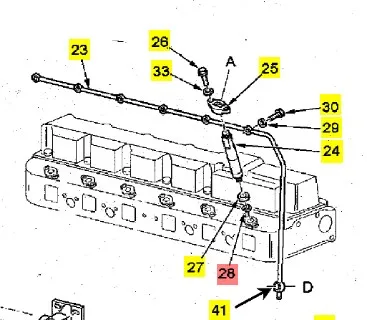 81873921 - Шайба форсунки топл. ДВС Ford 675 TM/MXM, TC, CS, CX